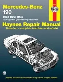 1984-1988 Mercedes Benz 190 Repair Manual