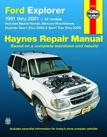 2001-2005 Ford Explorer Sport Trac Repair Manual