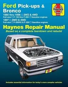 1992–1997 Ford F150, F250, F350 and Ford Bronco Repair Manual