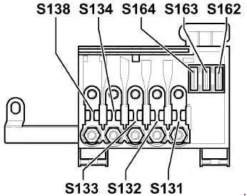 1996–2003 Audi A3 and S3 (8L) High Fuse Box Layout