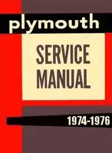 1974-1976 Dodge Monaco, Plymouth Fury Repair Manual