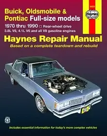 1977-1985 Oldsmobile 88 & 98 Repair Manual