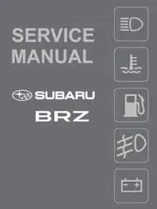 2013-2018 Subaru BRZ Repair Manual