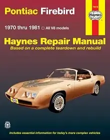 Pontiac Firebird V8 (1970-1981) Repair Manual