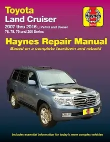 2007-2016 Toyota Land Cruiser 200 (TLC200) Repair Manual