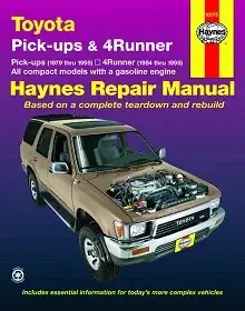 Toyota Pick-ups (79-95), 4Runner (84-95) & SR5 Pick-up (79-95) Repair Manual