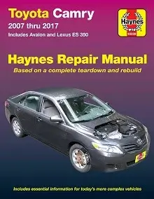 2012-2017 Toyota Camry Repair Manual