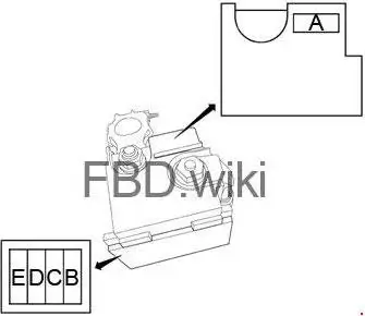 2009-2014 Nissan Murano - Schematic of the Fusible Link Block