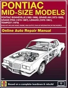 1978-1980 Pontiac Grand Am Repair Manual