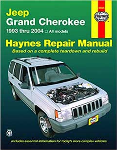 Jeep Grand Cherokee 1993 thru 2004 Haynes Repair Manual