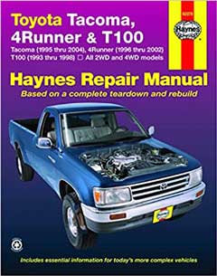 Toyota Tacoma, 4Runner & T100 Haynes Repair Manual