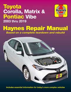 Toyota Corolla 2003 thru 2013 (Haynes Repair Manual)