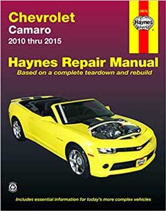 Chevrolet Camaro (10-15) Haynes Repair Manual