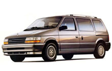 1991-1995 Dodge Caravan, Plymouth Voyager, Chrysler Town & Country Fuse Box Diagram
