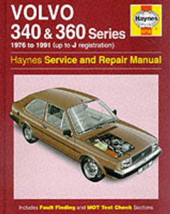 Volvo 340 and 360 Series Service and Repair Manual