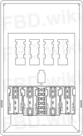2018-2022 BMW X5 (G05/G18/F95) Fuses Block Diagram