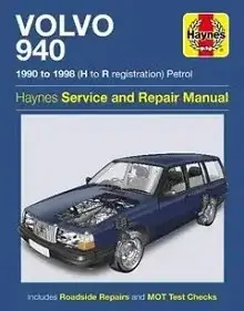 Volvo 940 Petrol (90 - 98) Haynes Repair Manual