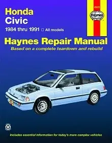 1984-1991 Honda Civic Repair Manual
