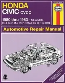 1980-1983 Honda Civic Repair Manual