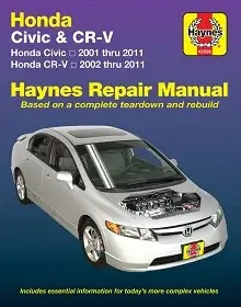 Honda Civic (2001-2011) & CR-V (2002-2011) Haynes Repair Manual