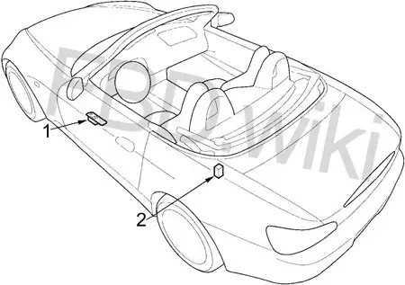 1999-2009 Honda S2000 Rear Window Defogger Relay Location