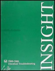 2000-2006 Honda Insight Repair Shop Manual Original 