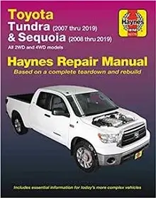 2007-2019 Toyota Tundra and Toyota Sequoia Repair Manual