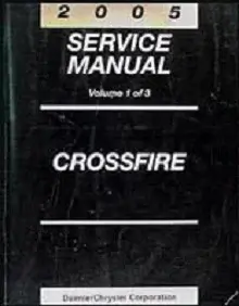 2004-2008 Chrysler Crossfire Repair Manual