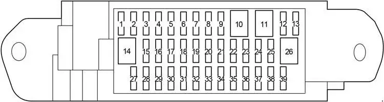 2012-2018 Toyota GT86 Fuse Box Diagram