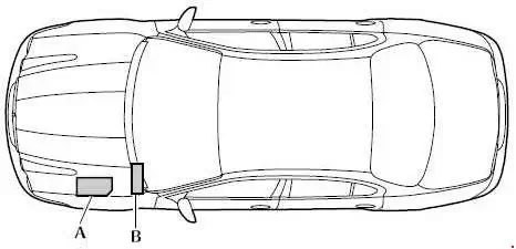 2001-2010 Jaguar X-Type Fuse Box Location