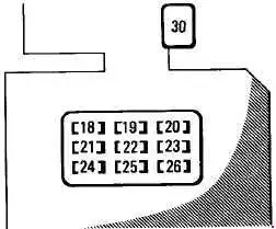 1995-1997 Toyota Tacoma Fuse Panel Diagram