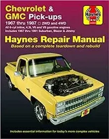 1982-1991 Chevrolet K5 Blazer & GMC Jimmy Repair Manual