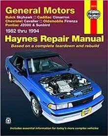 1983-1994 Chevrolet Cavalier Repair Manual