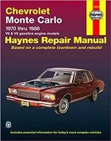 1978-1980 Chevrolet Monte Carlo Repair Manual