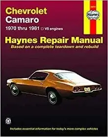1977-1981 Chevrolet Camaro Repair Manual