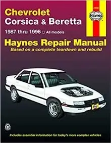 1987-1996 Chevrolet Beretta and Corsica Repair Manual