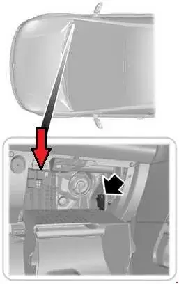 2002-2012 Ford Fusion Fuse Panel Location