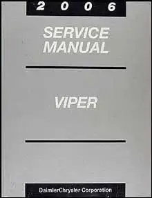2003-2007 Dodge Viper Repair Manual