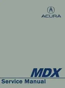 2007-2013 Acura MDX Repair Manual