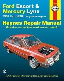 1981-1984 Ford Escort & Mercury Lynx Repair Manual