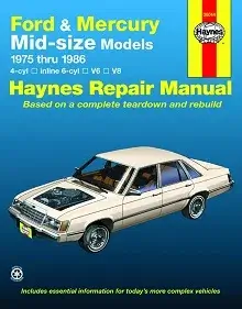 1980-1982 Ford Thunderbird, Mercury Cougar XR-7 Repair Manual