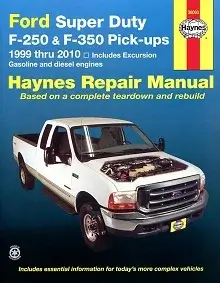 1999-2010 Ford F-250 & F-350 Pick-ups & Excursion Repair Manual
