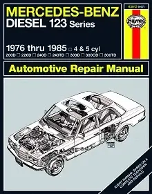 1976-1985 Mercedes Benz W123 Repair Manual