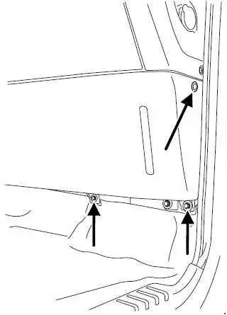 2006-2009 Ford LCF (Low Cab Forward) Relay Block Location