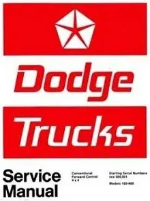 1972-1974 Dodge D/W 100, 200, 300 Repair Manual