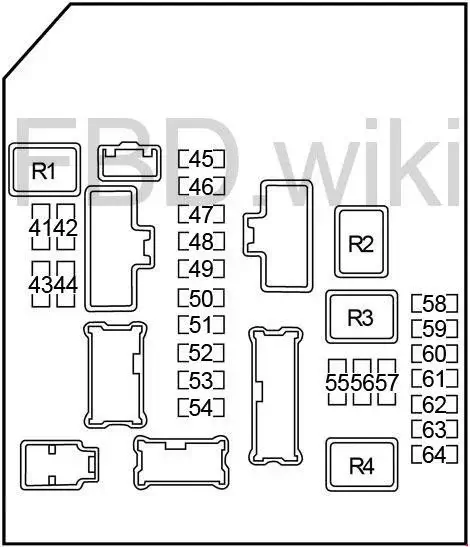 2010-2017 Infiniti QX56 and Infiniti QX80 Fuse Box Chart