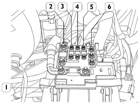 2011–2014 Iveco Daily Fuse Box Layout