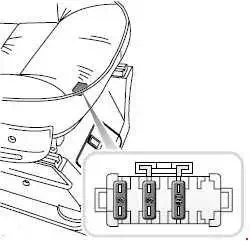 1998-2005 Land Rover Discovery Diagram Fuse Holder