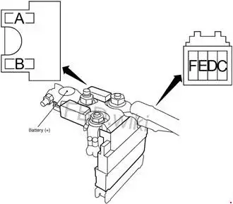 2013-2015 Infiniti Q50 and Infiniti Q60 High Fuse Block Scheme