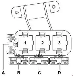1997-2005 Audi A6 / S6 / RS6 / Allroad (C5) Relay Location